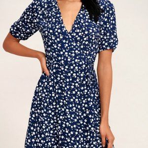 Minkpink Shady Days Tea Wrap Dress size xs